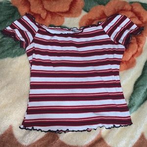 Off the shoulder blouse